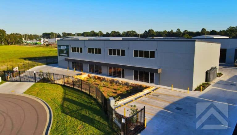 Heatherbrae Industrial Units Exterior Aerial View
