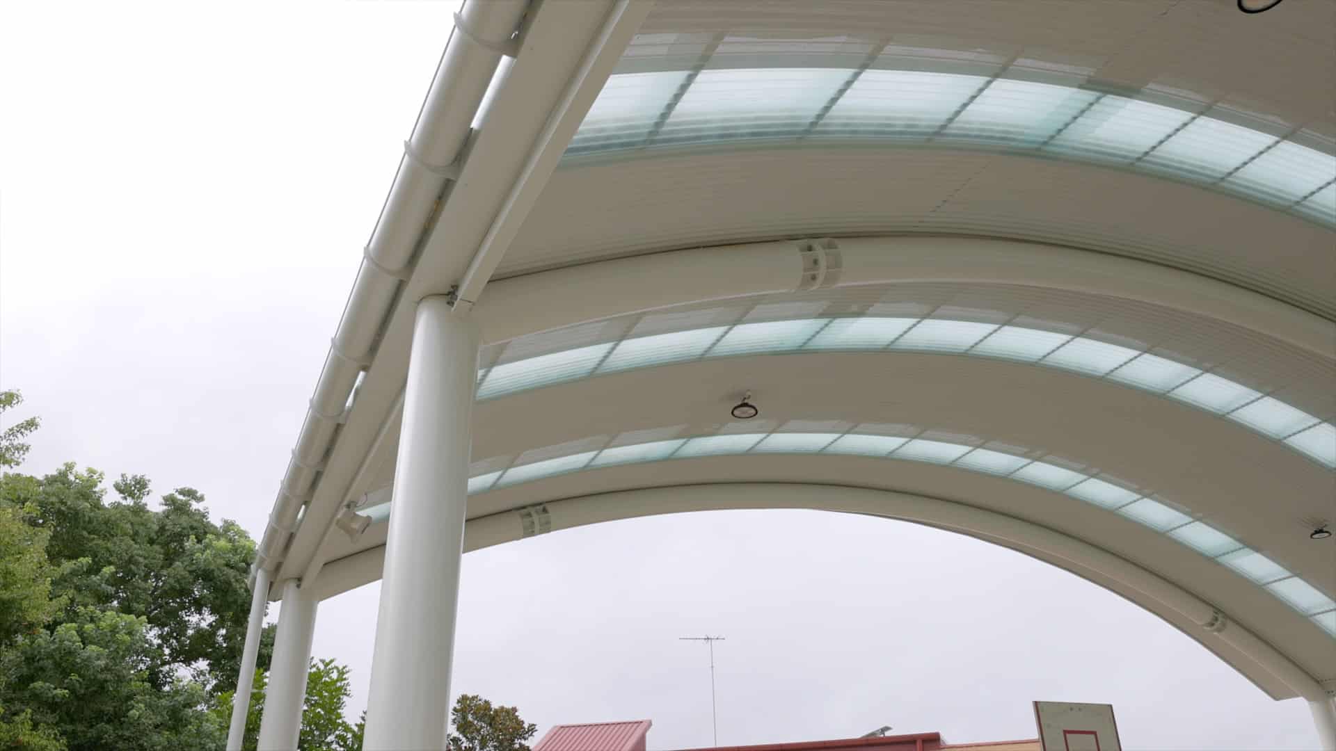 Close up of a Cola roof