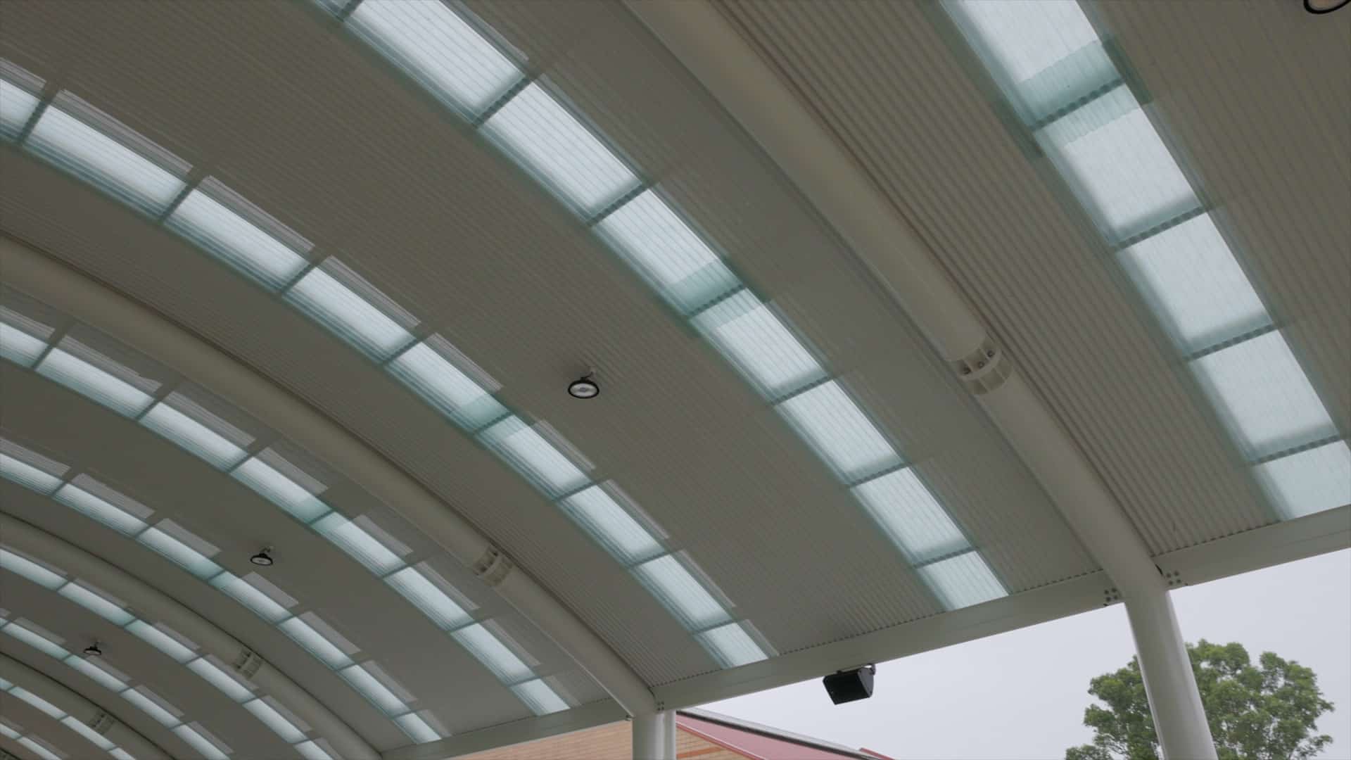 Close up of a Cola roof