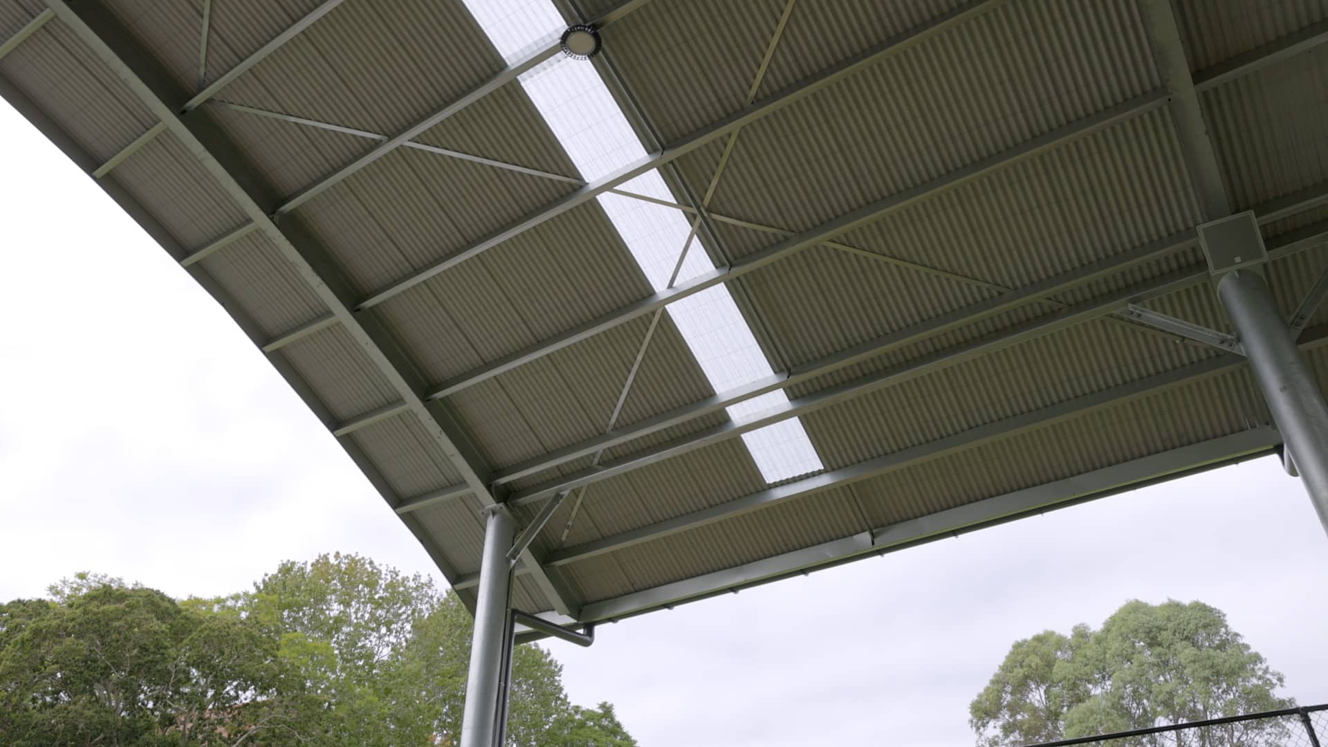 Close up of a Cola roof