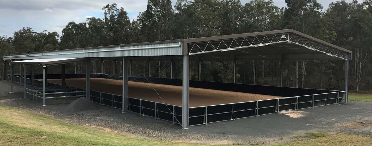 Building A Horse Arena: Indoor Dressage Arena Construction ...