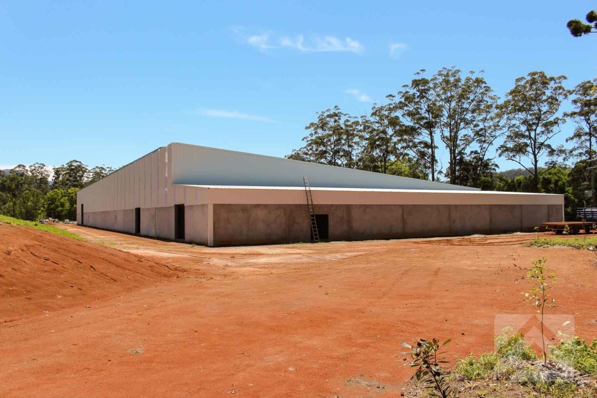 Industrial Spring Water Processing Shed Exterior