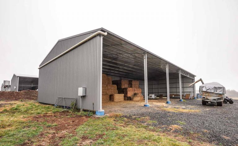 Integrated Hay Shed